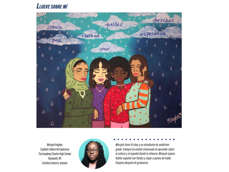 Miniyah Hughes Finished 2nd Place in “Human Rights” Contest