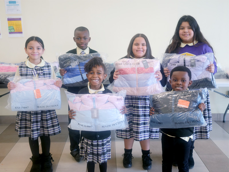 The Academy Charter School Coat Drive Giveaway